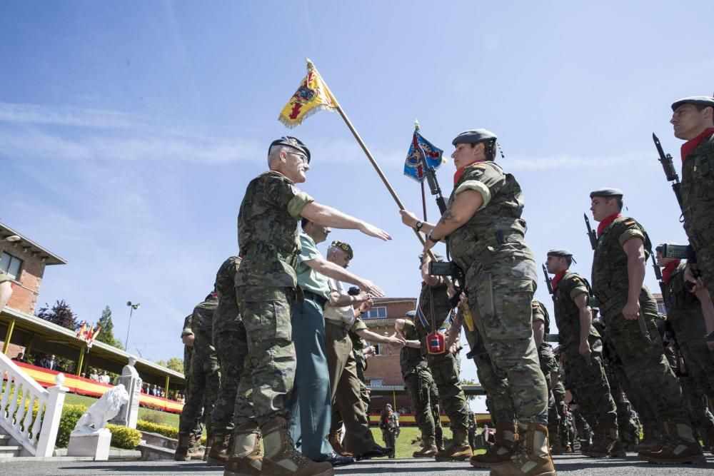 Desfile militar en Cabo Noval