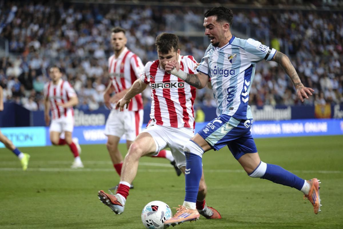 Liga Hypermotion: Málaga CF -Sporting Gijón