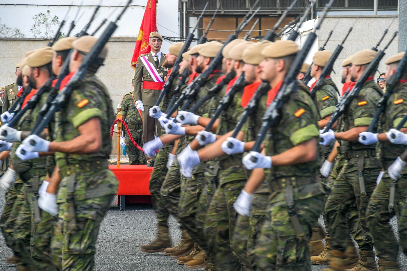 Celebración del día de la patrona de Infantería en Las Palmas de Gran Canaria