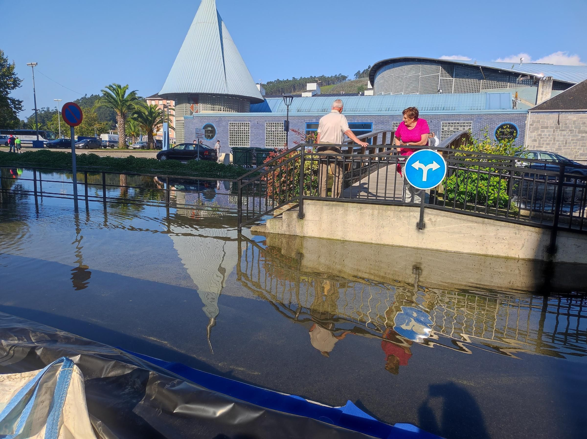 En imágenes: El efecto de las mareonas en Vegadeo, Navia y Luarca