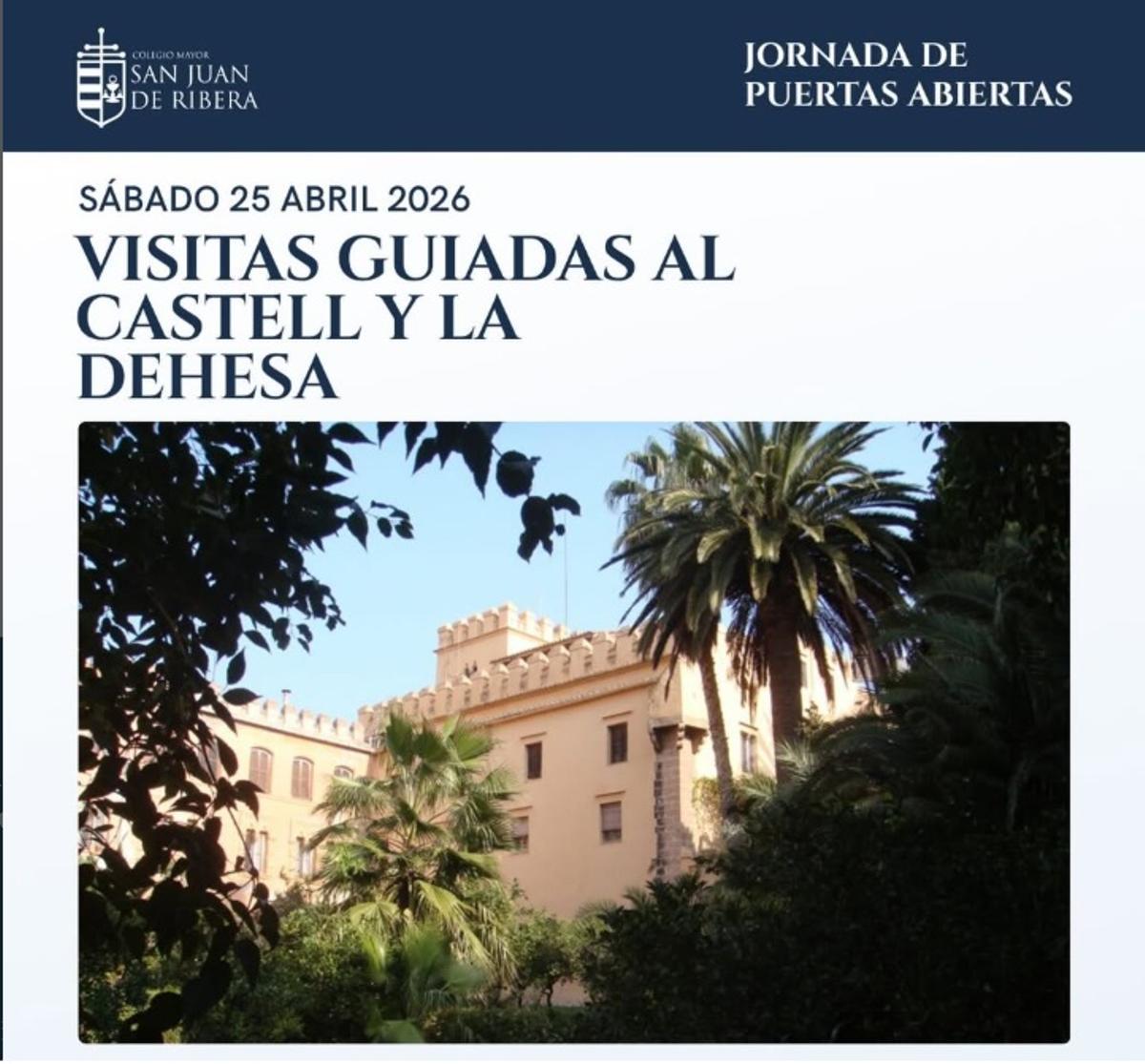 Visitas guiadas El Castell y la Dehesa.