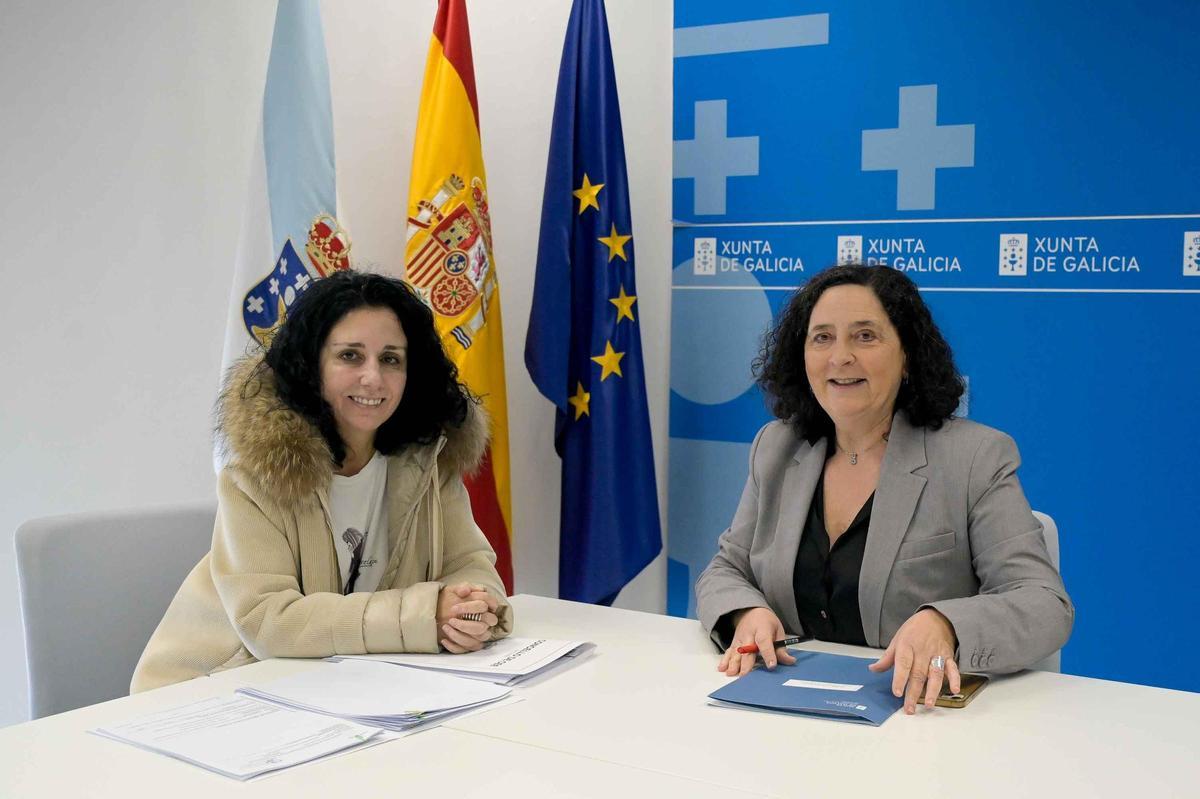 Margarita Lamela, esquerda, e Belén do Campo.