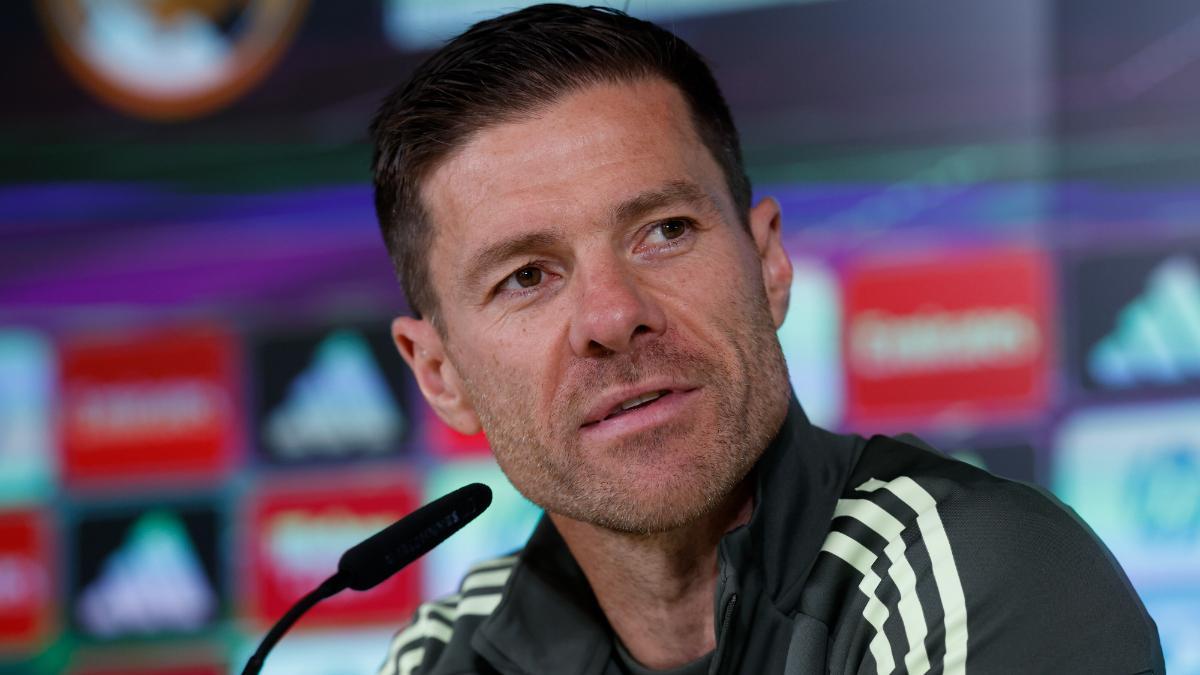 Xabi Alonso, en rueda de prensa