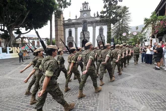 Desfile militar en Teror 2026