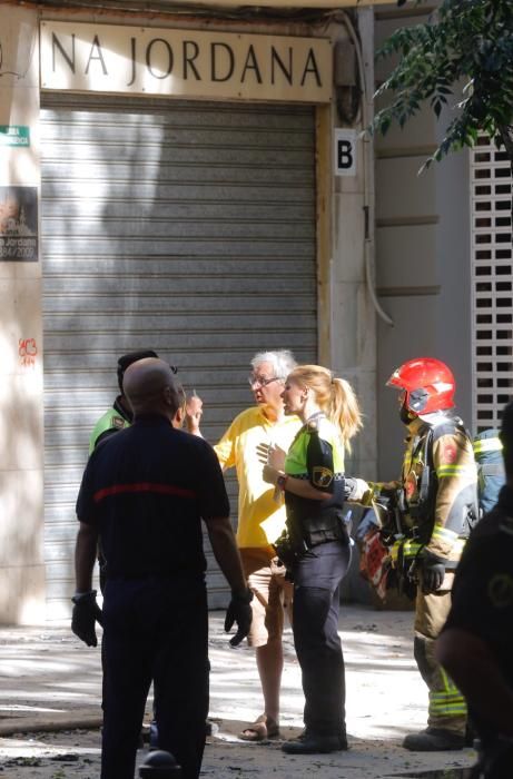 Incendio en el centro de Valencia