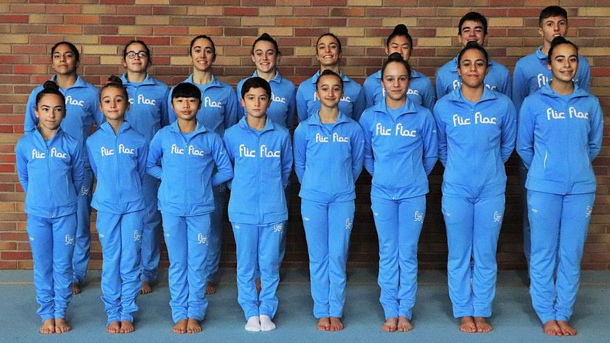 Lluvia de medallas para el Flic Flac en Valladolid