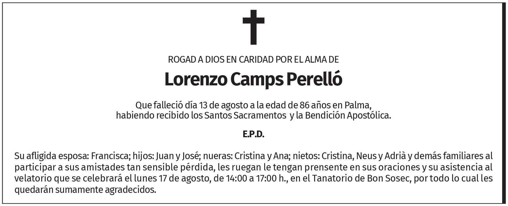 Lorenzo Camps Perelló