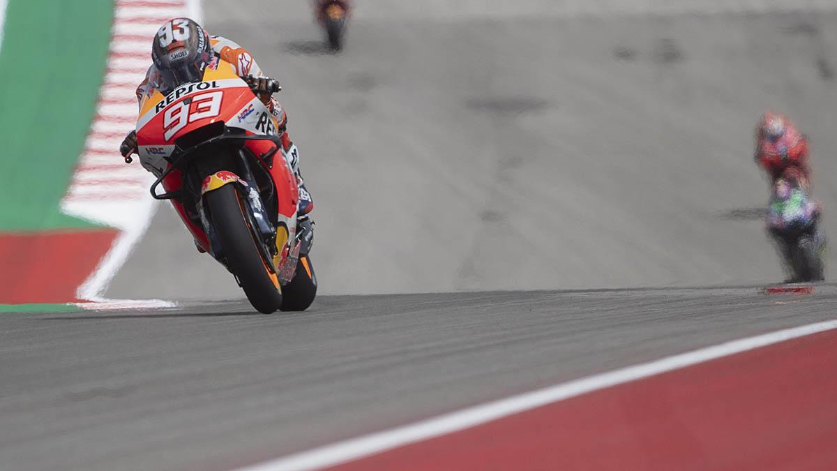 Márquez, en el GP de Las Américas 2021