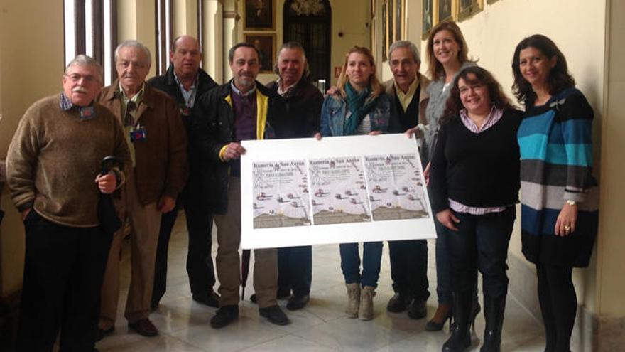 Presentación de la romería, este jueves en el Ayuntamiento.