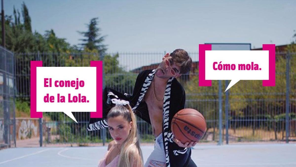 Lola Indigo y Don Patricio en el videoclip de 'Lola Bunny'