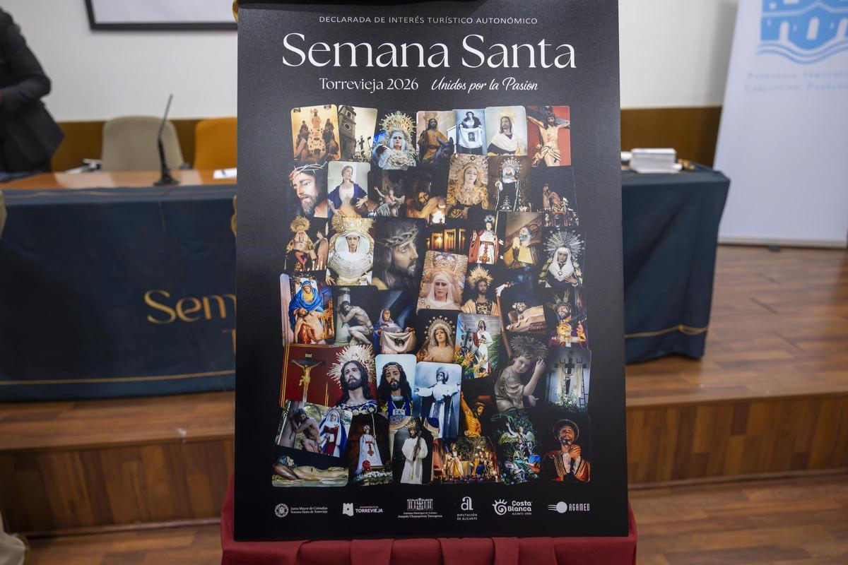 Acto de presentación del cartel anunciador de la Semana Santa 2026 y la pregonera