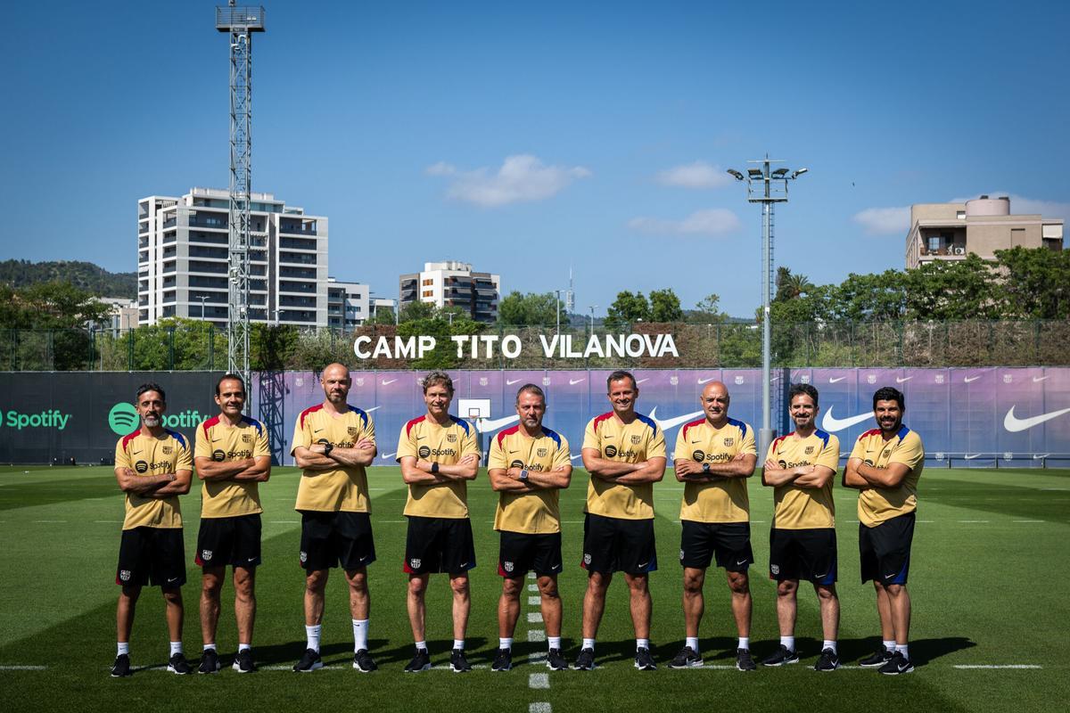 El cuerpo técnico de Hansi Flick de la temporada 2024-2025