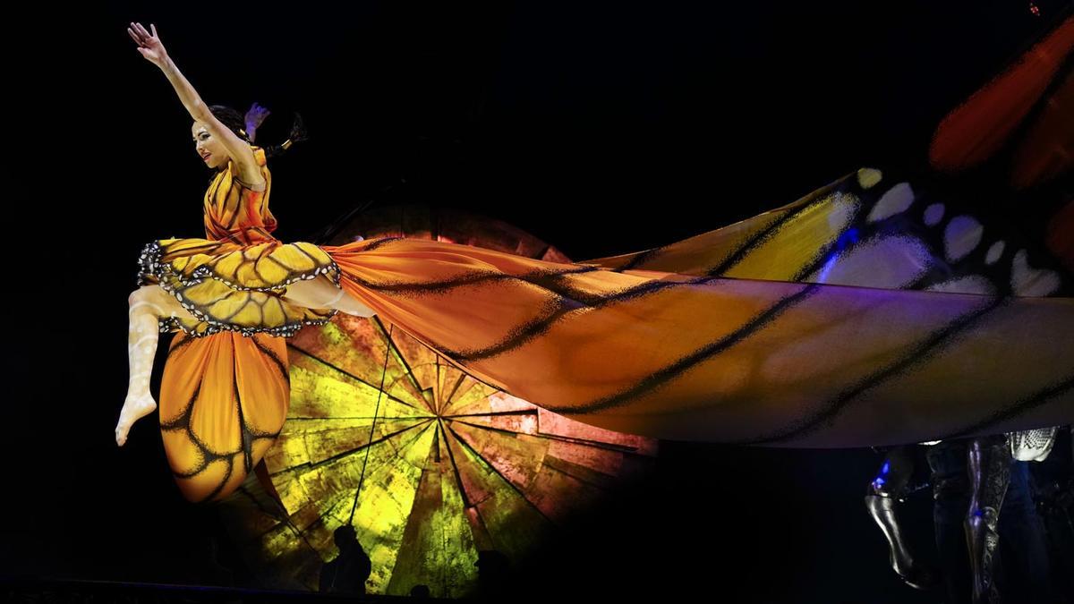  Un momento del espectáculo ’Luzia’, del Cirque du Soleil.