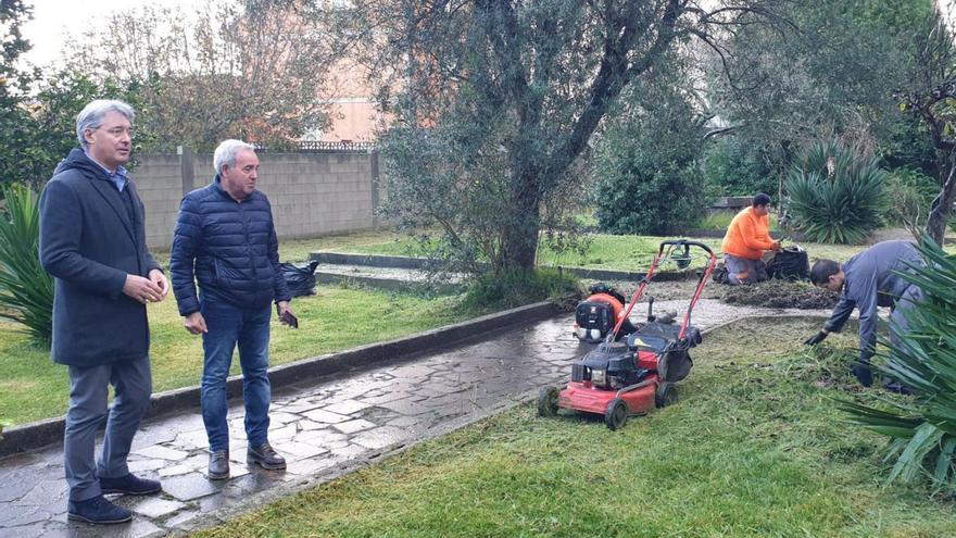 Un huerto urbano y renovación de los jardines completan el proyecto del Colexio das Monxas