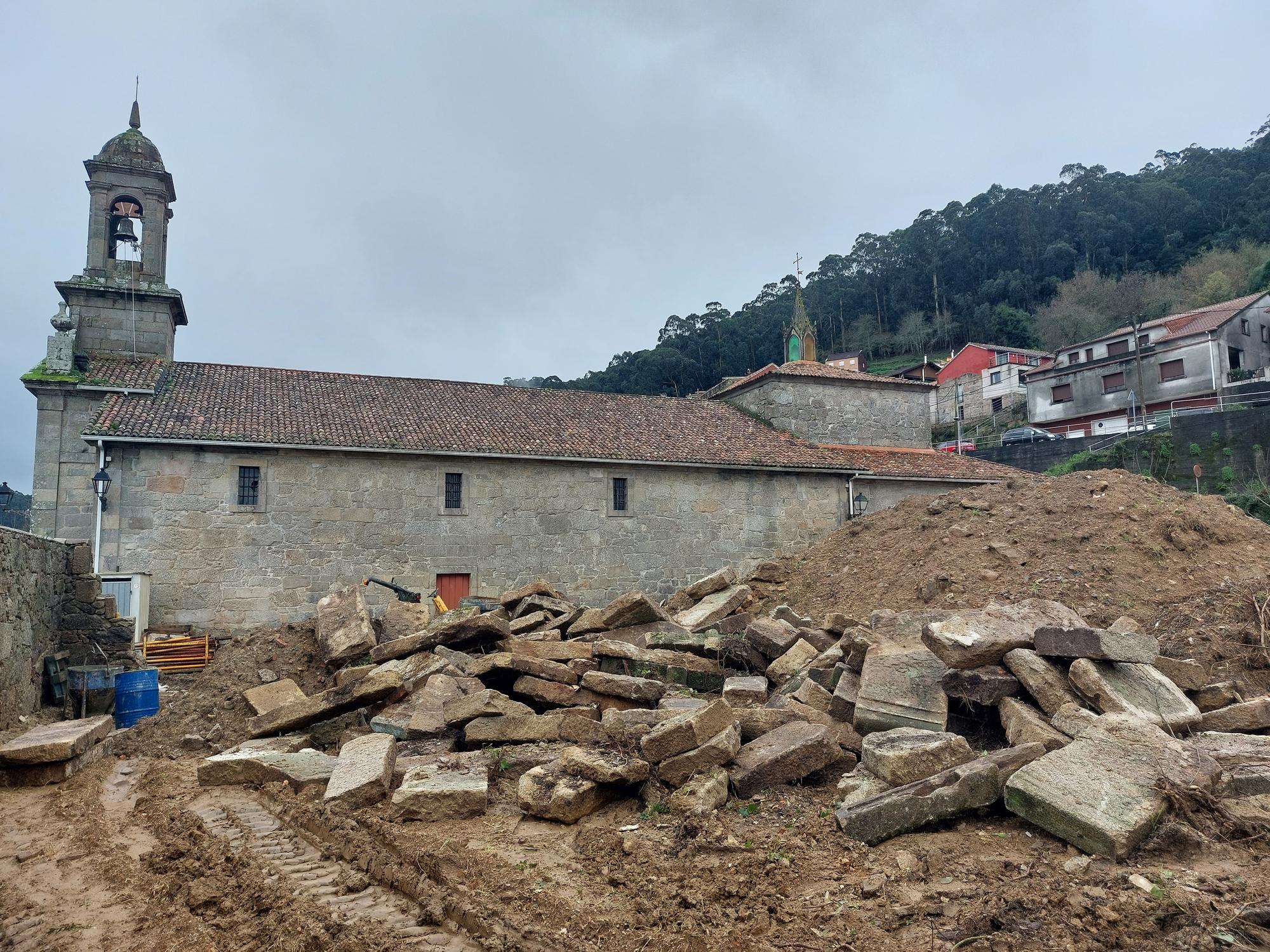 La transformación en imágenes del antiguo cementerio de Bueu