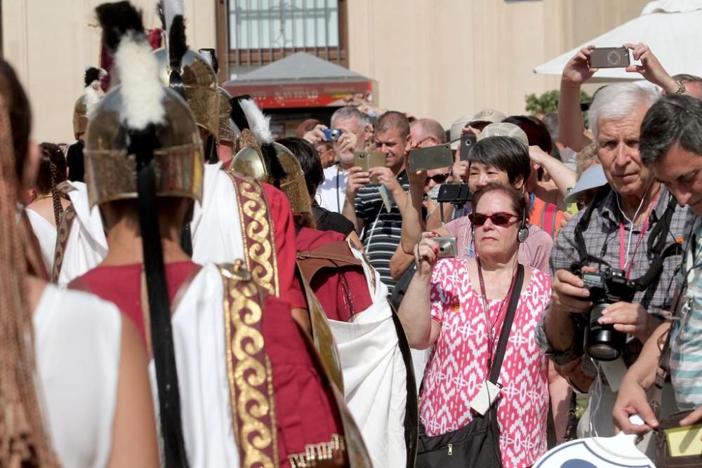 Los turistas disfrutan de Carthagineses y Romanos