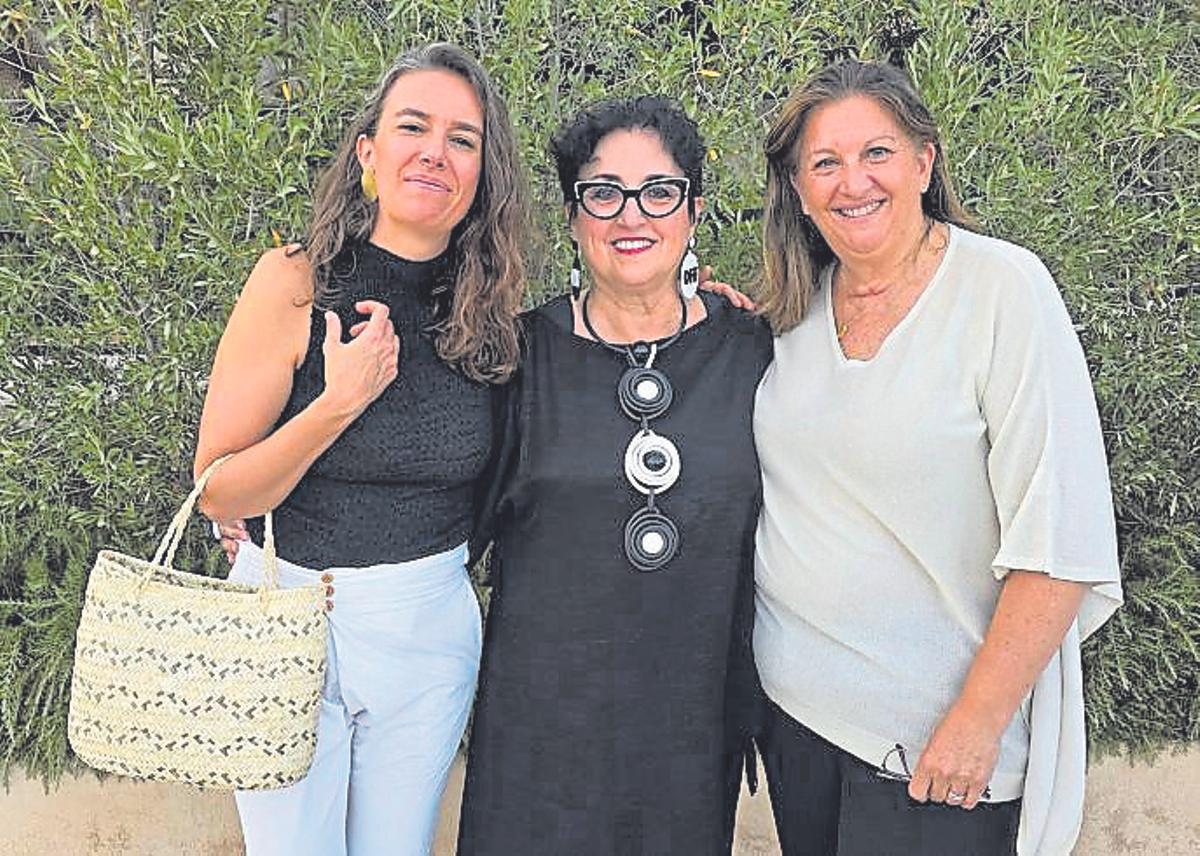 Catalina Borrás, María Genovard y Victoria Aguiló.