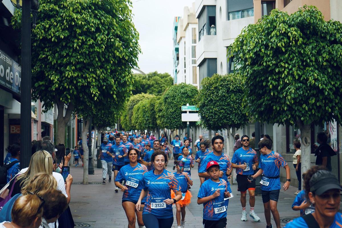 Más de 1.000 personas llenan Telde de deporte, familia y solidaridad en la III Salesianas Run