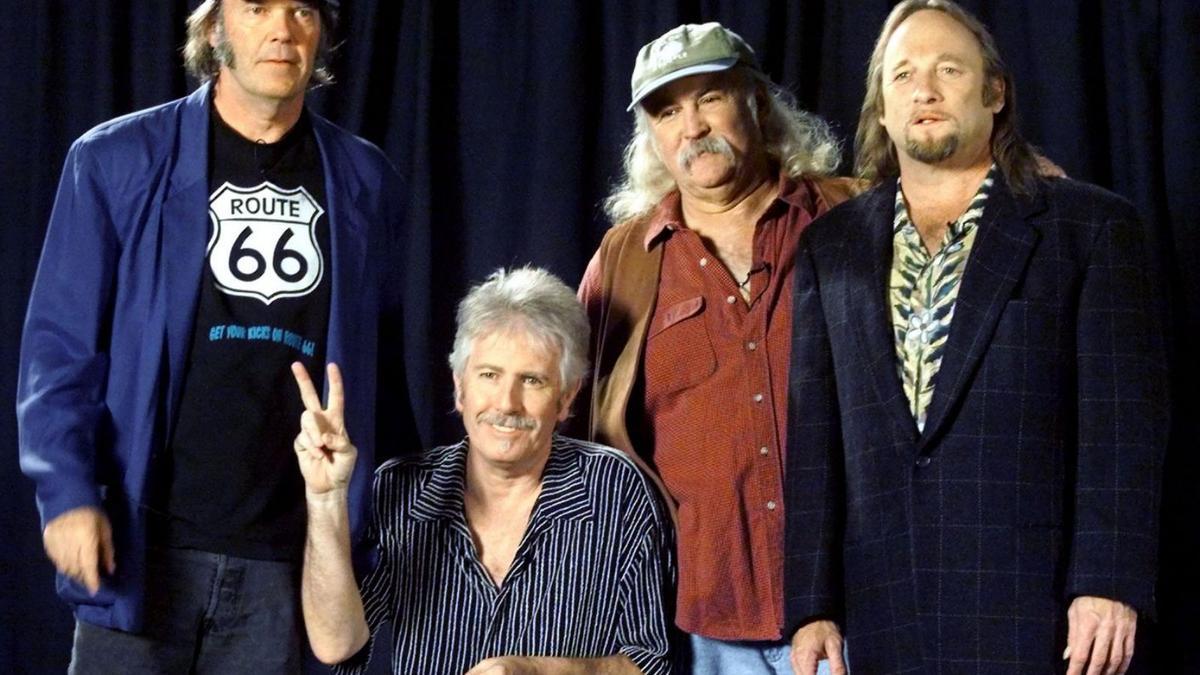 Neil Young, Graham Nash, David Crosby y Stephen Stills, en una imagen de 1999.   | // PETER MORGAN