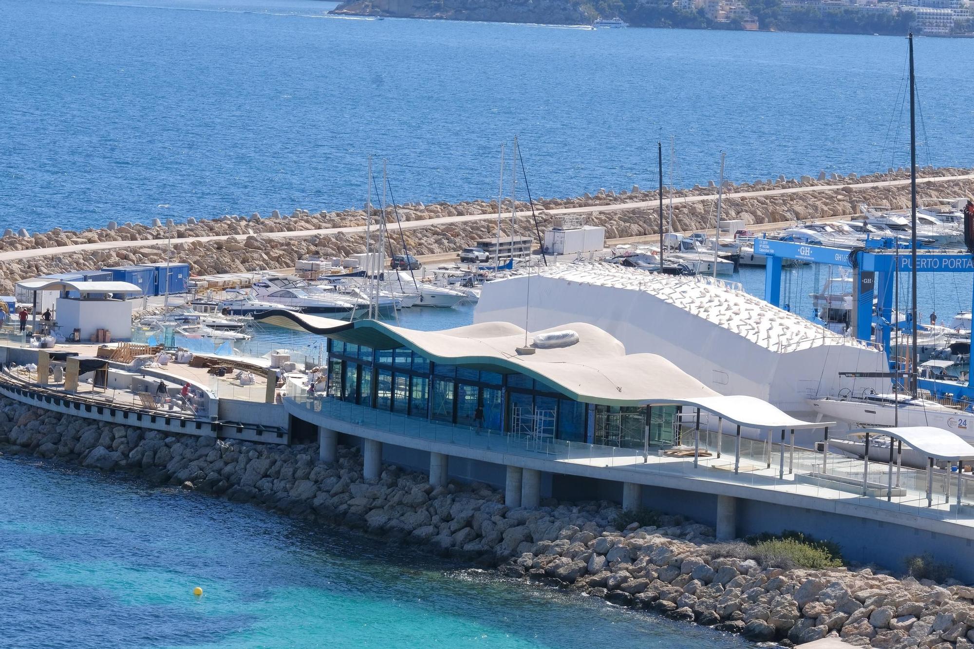 Así es el restaurante beach-club que el grupo Cappuccino abre en Puerto Portals frente a la playa del Oratorio