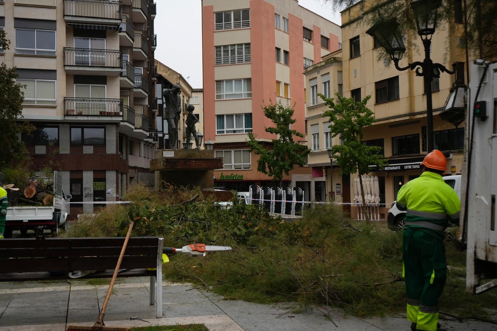 Los zamoranos hacen frente a la borrasca Ciarán