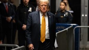 Former US President Trump attends hush money criminal trial