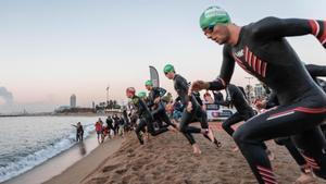 Entrenamientos previas a la prueba en Barcelona