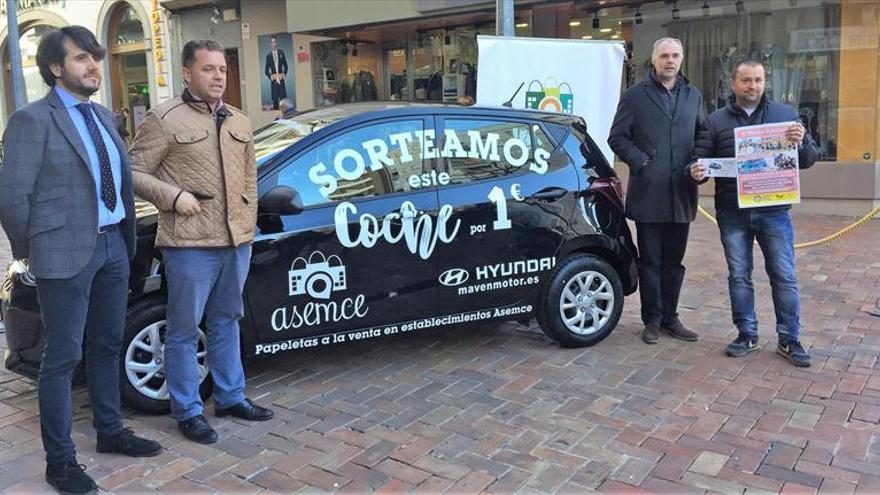 Sortean un coche con papeletas de un euro