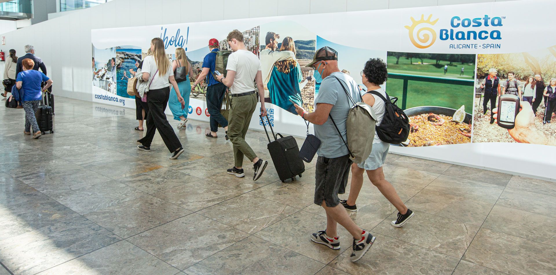 La Costablanca "se vende" en el aeropuerto