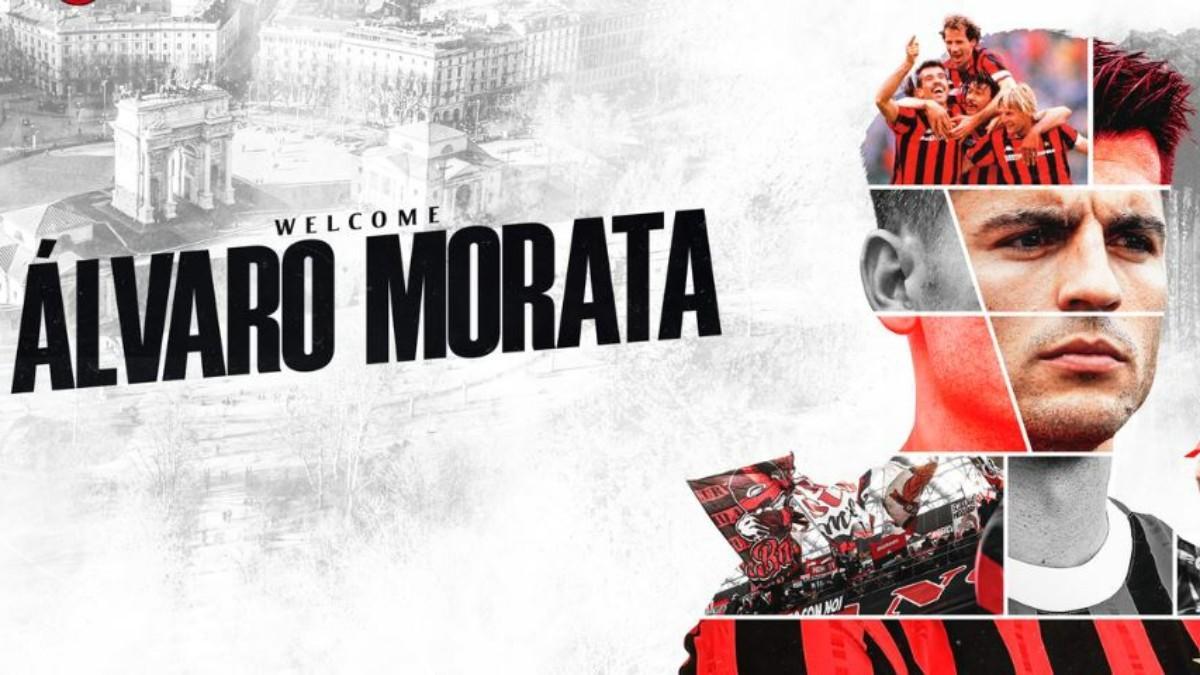 Morata, nuevo jugador del Milan