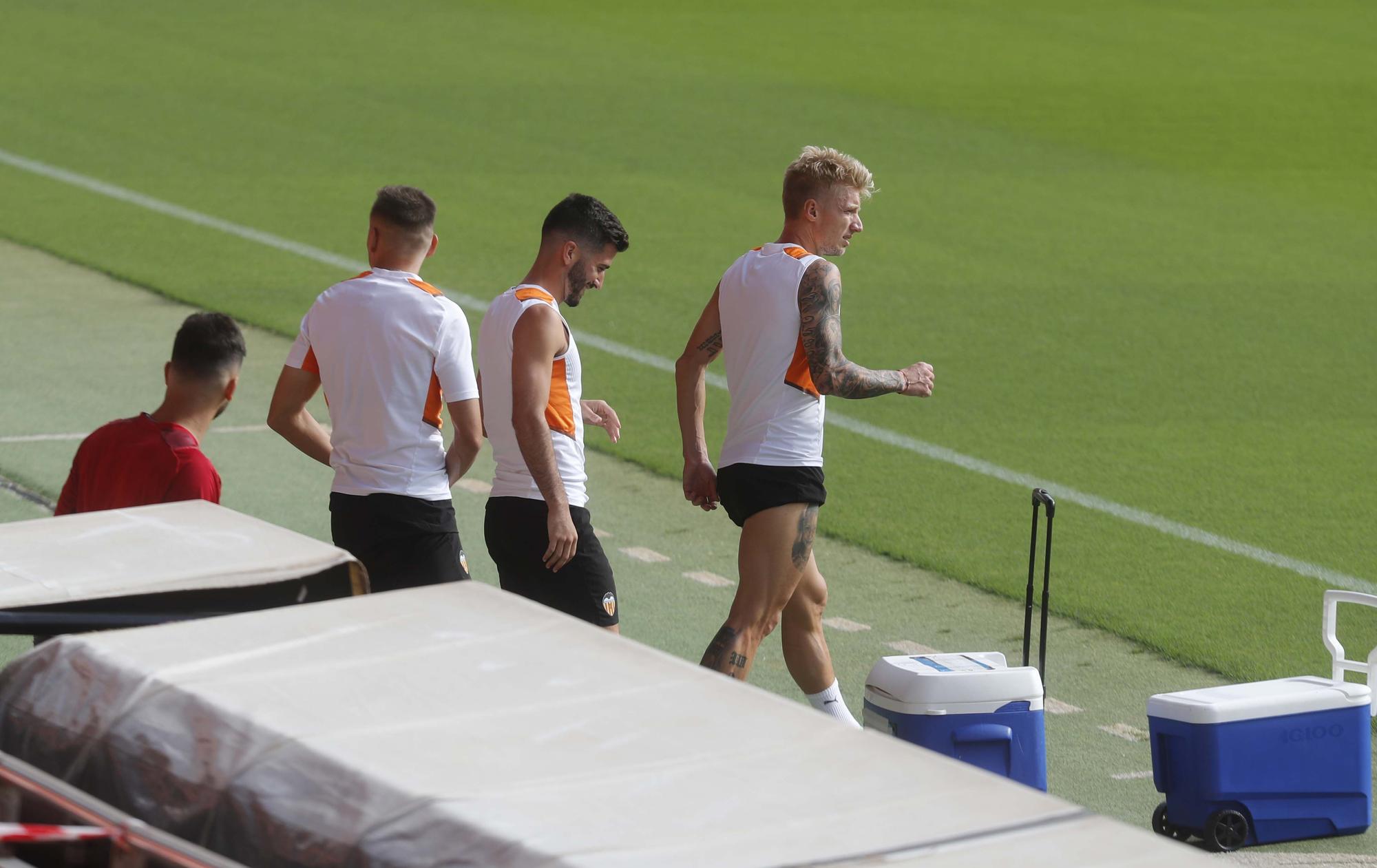 El Valencia CF ya trabaja en Mestalla el primer partido de LaLiga