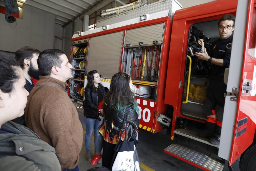 Jornadas de puertas abiertas en Bomberos de Gijón