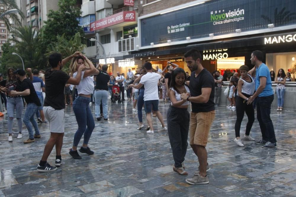 Taller de salsa en la Feria de Murcia