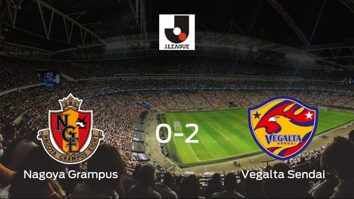 El Vegalta Sendai vence 0-2 al Nagoya Grampus en el Toyota Stadium