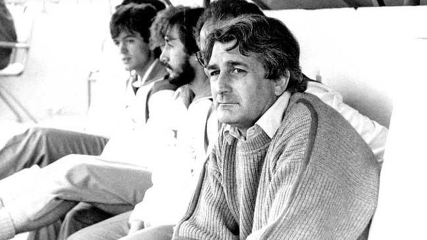 Antonio Oviedo, en su etapa de entrenador del Mallorca, a principios de los 80.