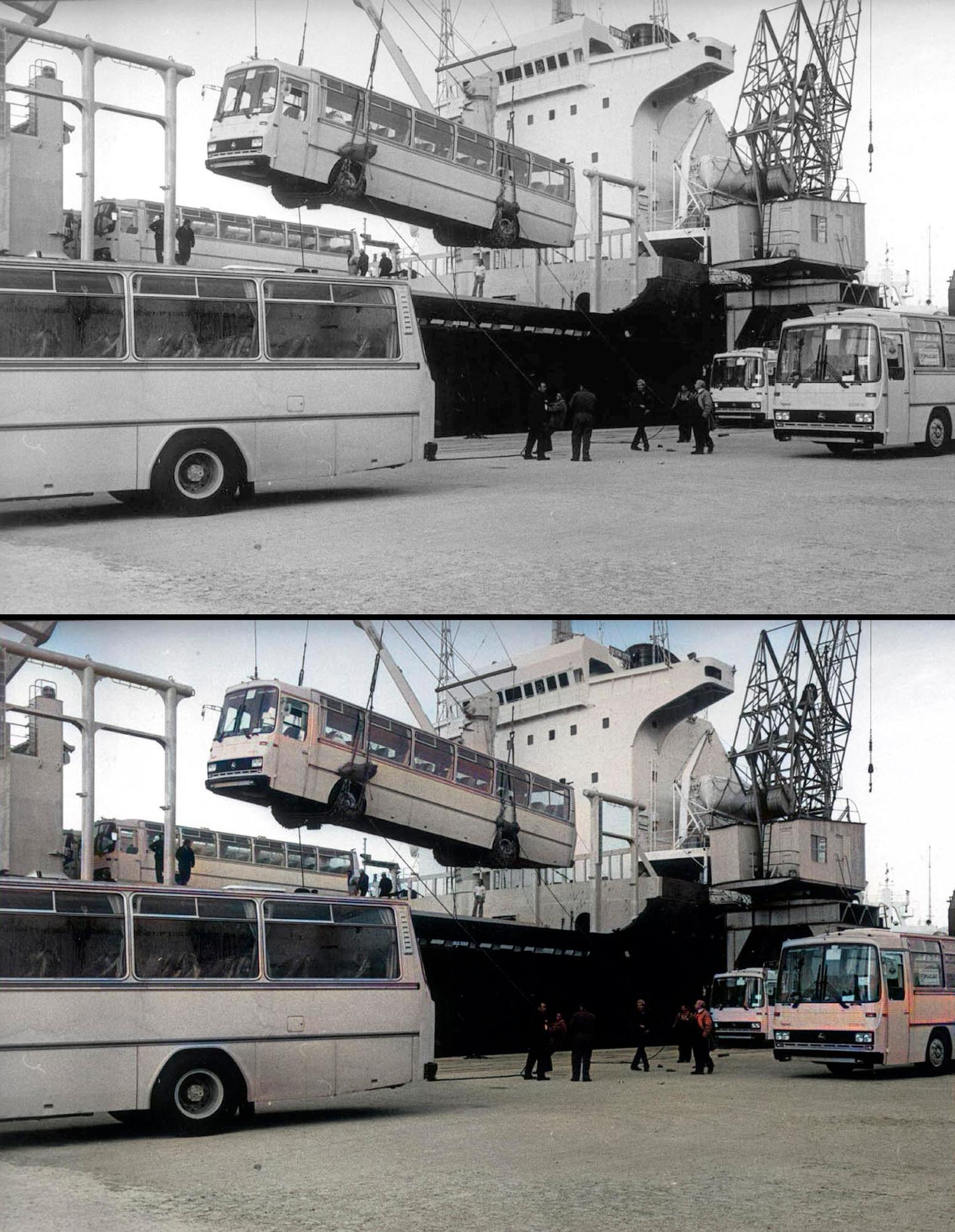 carga autobuses puerto 1977 cameselle.jpg