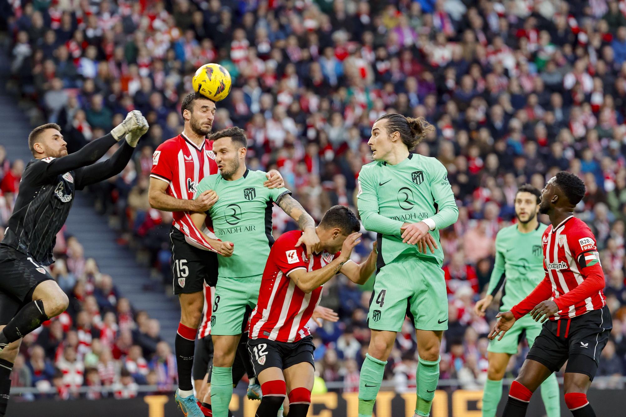 0-0. Oblak, los palos y un penalti fallado por Sancet frenan al Athletic