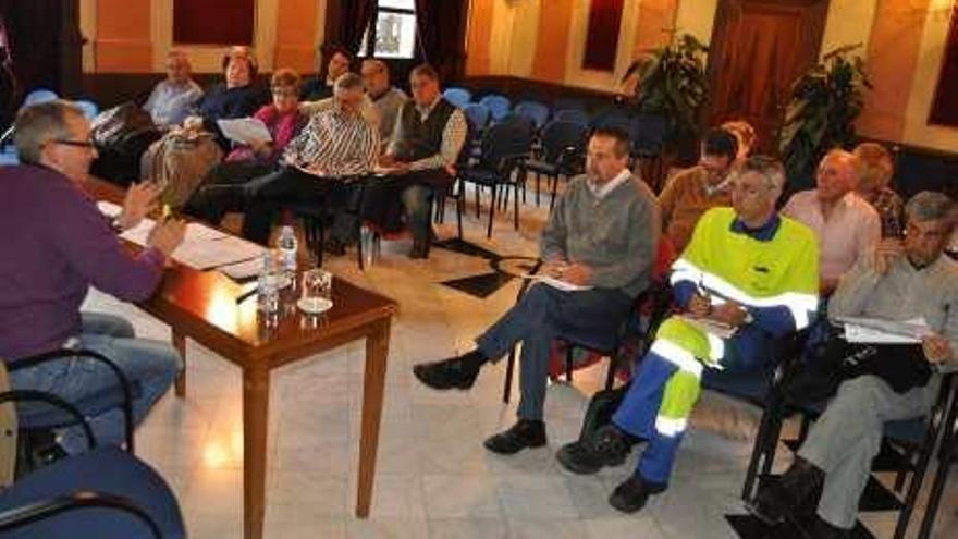 Imagen de la reunión en el Ayuntamiento.