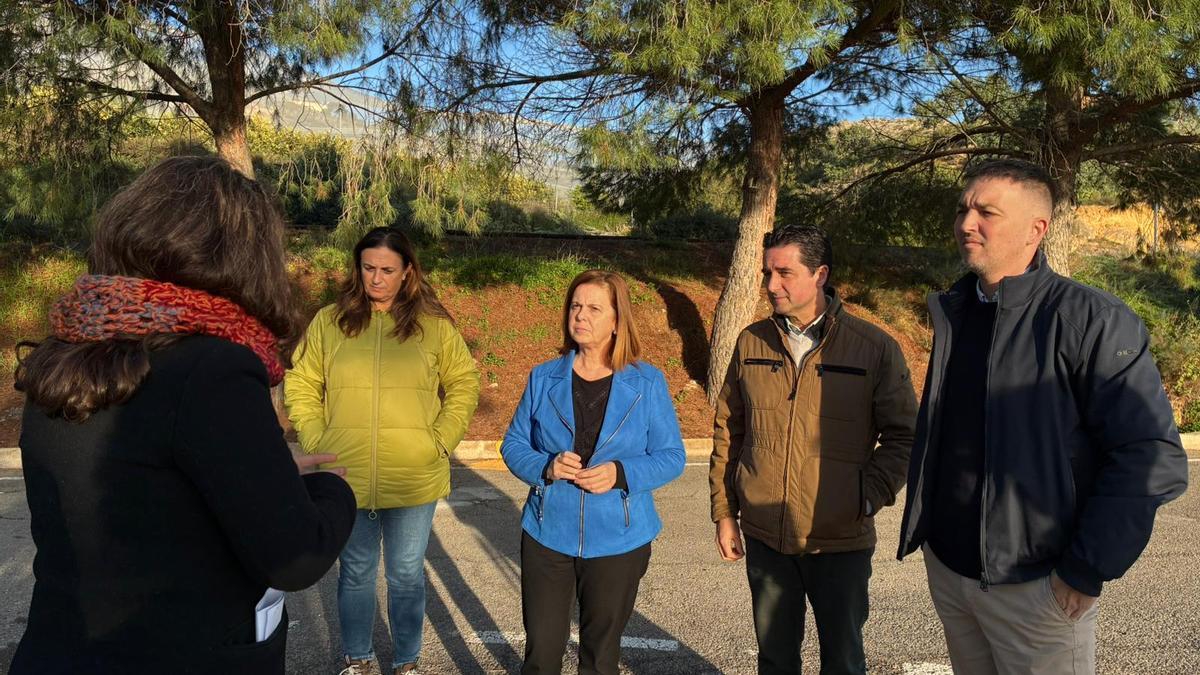 Recepción de las obras en la carretera Vilamarxant.