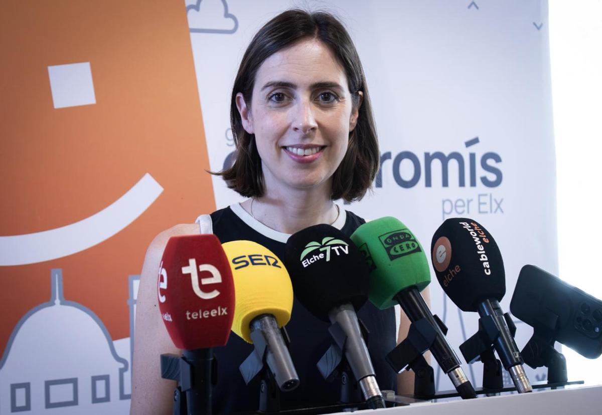 La portavoz de Compromís, Esther Díez.