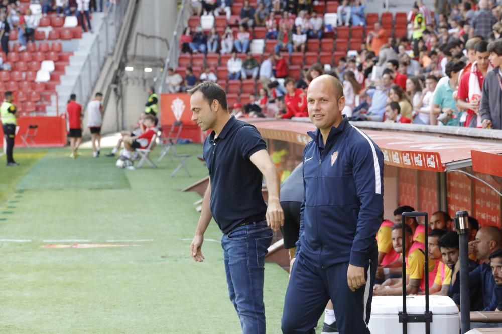 El Sporting 1 Alcorcón 3 en imágenes