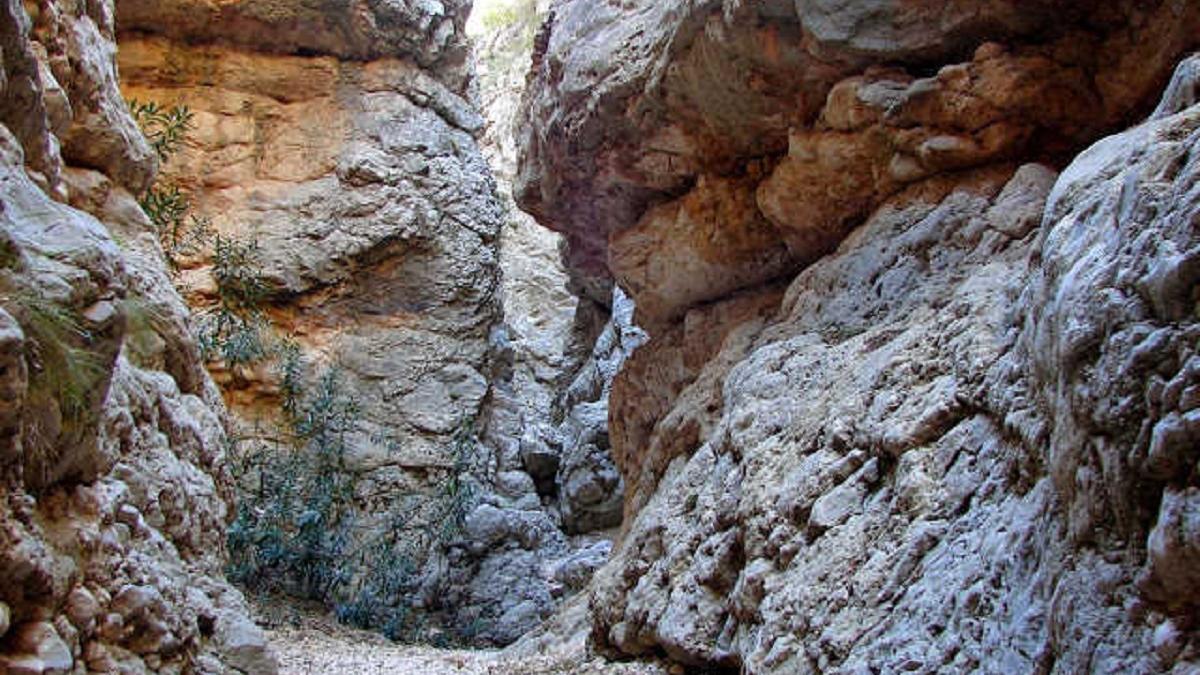 La Gola de Lucino en Bicorp, València.