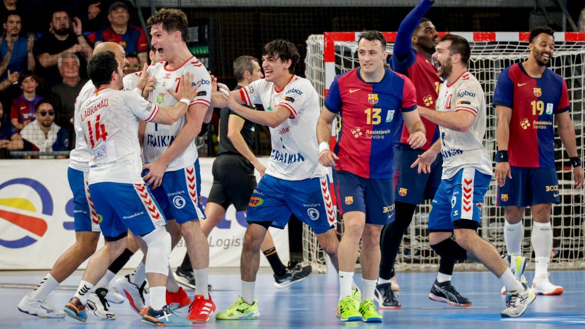 El Granollers frustró el alirón azulgrana en el Palau