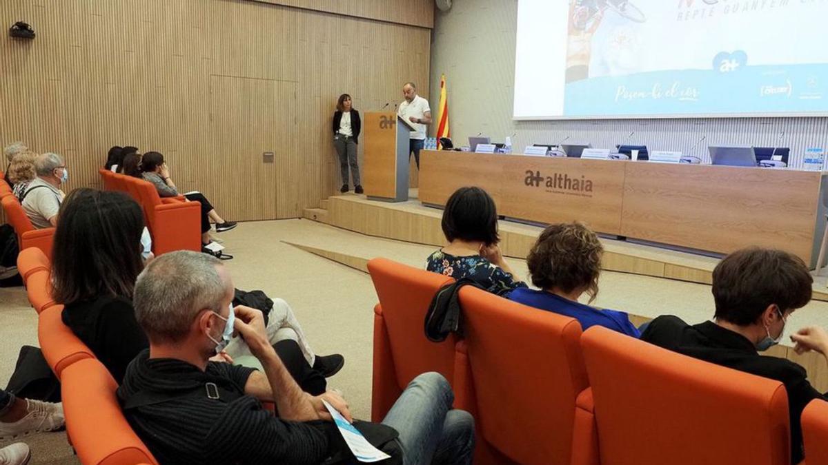 Jordi Badia va intervenir en l’acte sobre l’ictus | ALTHAIA