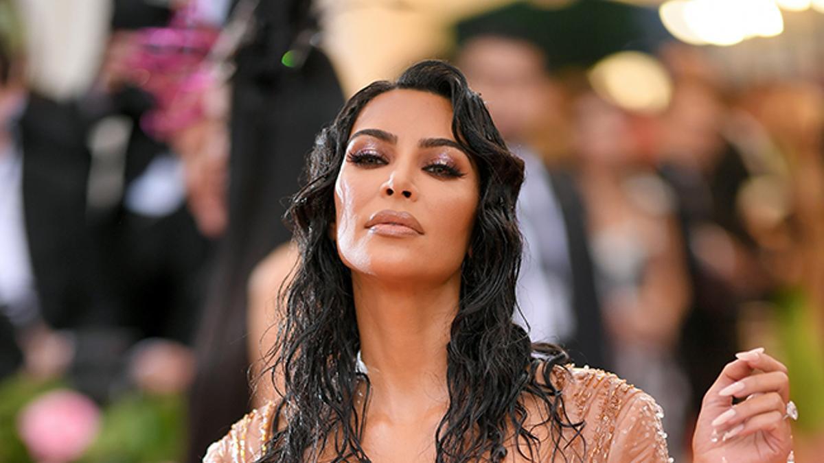 Kim Kardashian con vestido trampantojo en la gala MET 2019