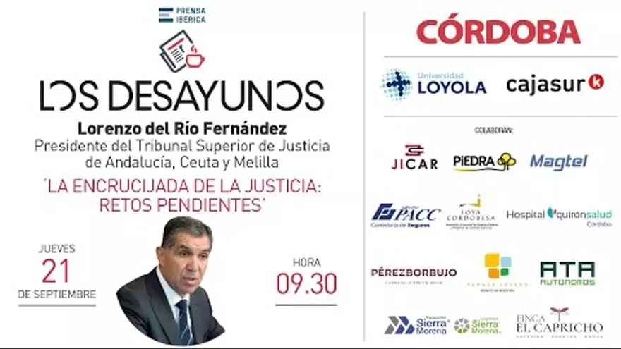 Lorenzo del Río, en Los Desayunos de Diario CÓRDOBA