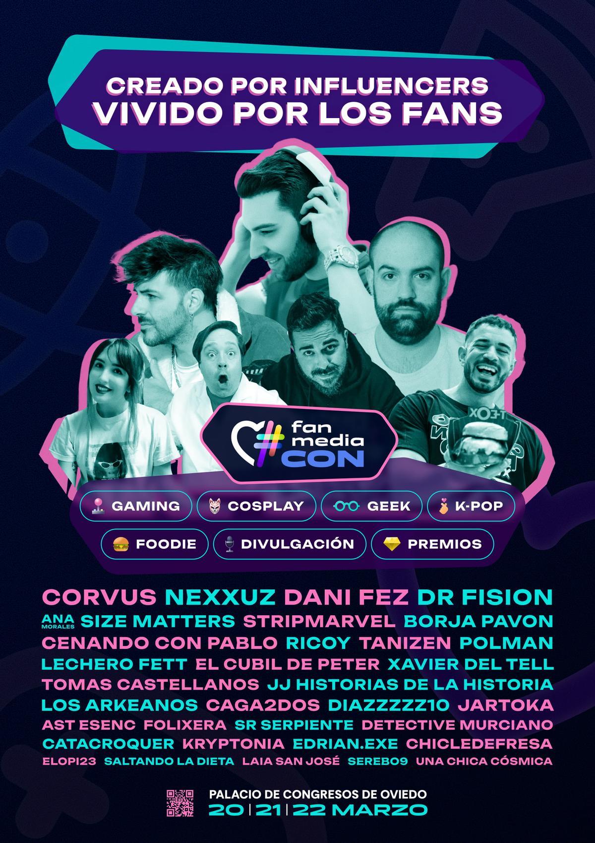 Cartel de FanMedia Con