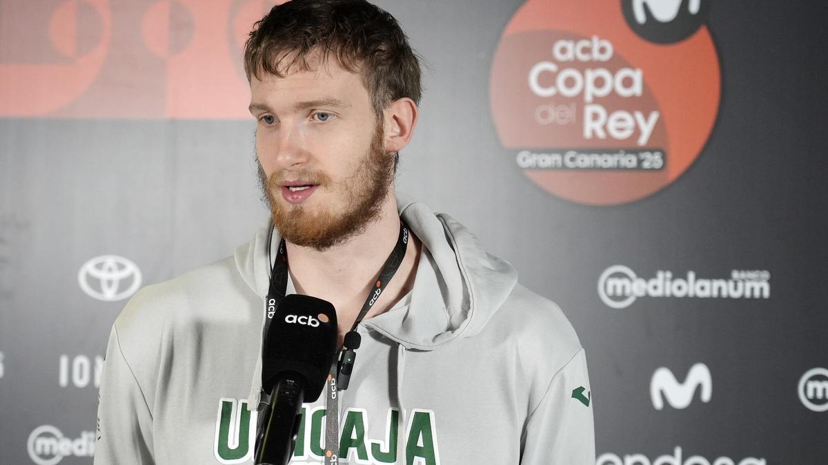 Olek Balcerowski habló antes del Unicaja-Joventut de Copa del Rey.