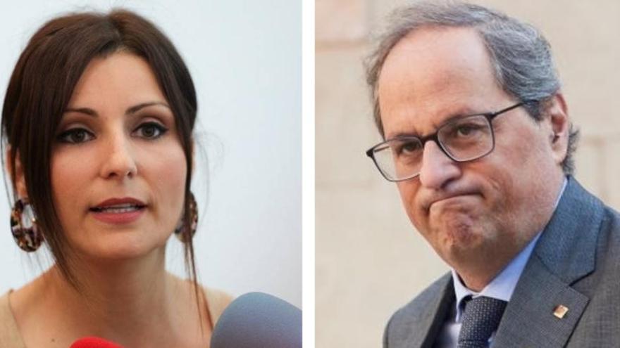 Lorena Roldán i Quim Torra