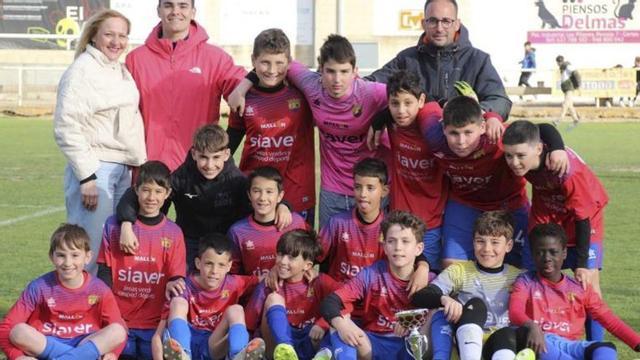 En alevines, el CD Mallén se proclamó subcampeón.